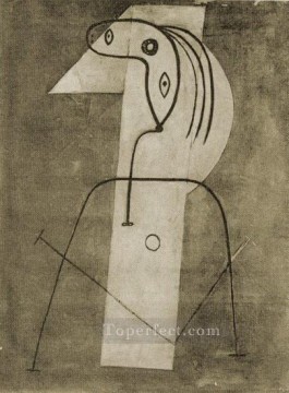  1926 Pintura al %C3%B3leo - Mujer debutante 1926 Cubismo